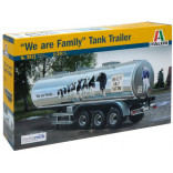 KIT PARA MONTAR ITALERI CAMINHÃO "WE ARE FAMILY" TANK TRAILER 1/24 ITA 3911 3911S